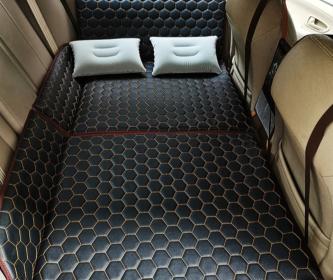 Matelas de Voiture Pliable avec Sangles Solides pour Siege Arrière